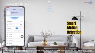 RS485 মোশন ডিটেক্টর স্মার্ট ফ্লাশ মাউন্ট 24GHz